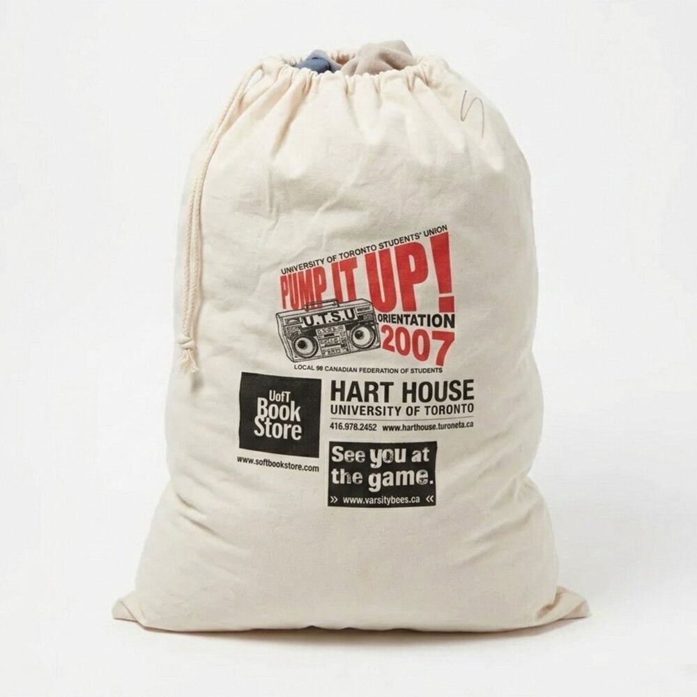 Vintage University of Toronto Laundry Bag 2007 Orientation Hart House UofT